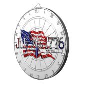 Cible De Fléchettes 4 juillet 1776 Étoiles et rayures (Devant droit)