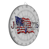 Cible De Fléchettes 4 juillet 1776 Étoiles et rayures (Devant gauche)