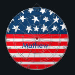 Cible De Fléchettes 4 juillet jour de l'indépendance ajouter nom texte<br><div class="desc">conception</div>