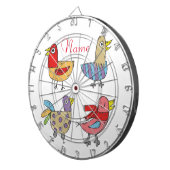 Cible De Fléchettes 4 Oiseaux amusants Thunder_Cove (Devant droit)