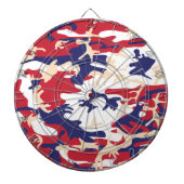 Cible De Fléchettes 4th of July, Independence day, Camouflage Beige (Devant)
