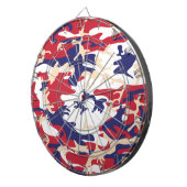 Cible De Fléchettes 4th of July, Independence day, Camouflage Beige (Devant droit)