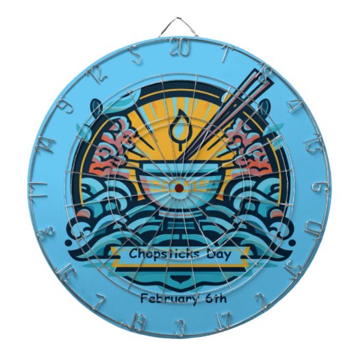 Cible De Fléchettes 6 février - Jour des baguettes (Devant)