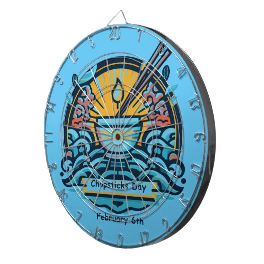 Cible De Fléchettes 6 février - Jour des baguettes (Devant droit)