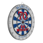 Cible De Fléchettes 70 donc ce Drôle Citation 70e Anniversaire Dartboa (Devant gauche)