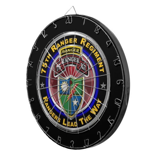 Cible De Fléchettes 75e régiment de Rangers  (Devant droit)