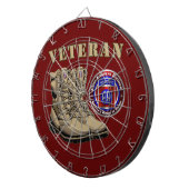 Cible De Fléchettes 82e division aéroportée Vétéran (Devant droit)