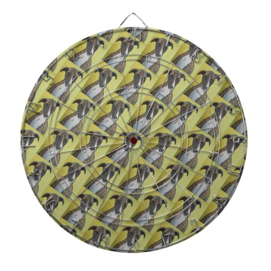 Cible de fléchettes à motif de chien (Devant)