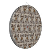 Cible de fléchettes à motif de chien dalmate (Devant gauche)