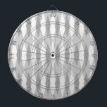 Cible de flechettes à motifs de losanges grise<br><div class="desc">Cette moitié du siècle la Cible de flechettes à motifs de losanges grise que moderne (petite copie) comporte un arrière - plan gris de colombe et un motif de mod, diamants translucides et gris-foncé recouvrant de plus grands, vintages diamants blancs avec le gris colorés, âge d'espace tachette. Ce minimaliste inspiré,...</div>