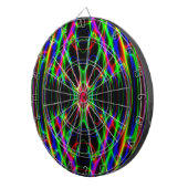 Cible De Fléchettes Abrégé sur psychédélique lumière laser au néon (Devant droit)