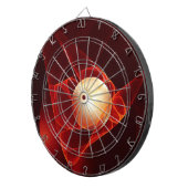 Cible De Fléchettes Abstrait Crème rouge moderne Imaginaire Fractal Ar (Devant droit)