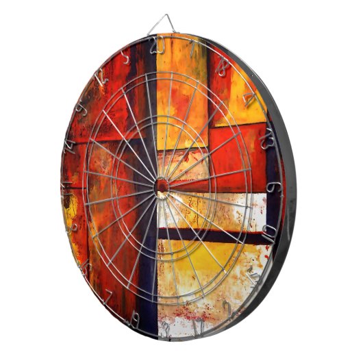 Cible De Fléchettes Abstrait moderne (Devant droit)