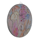 Cible De Fléchettes Abstrait Pastel Floral (Devant gauche)