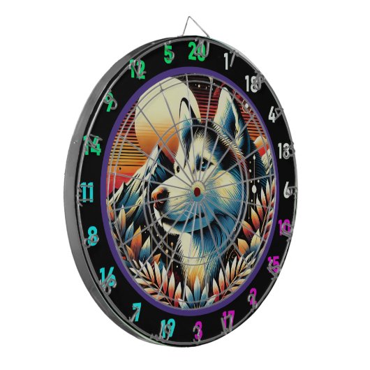 Cible De Fléchettes Accentuation de la paroi de pointe Husky (Devant gauche)