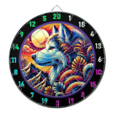 Cible De Fléchettes Accentuation murale des pics de Husky Nord (Devant)