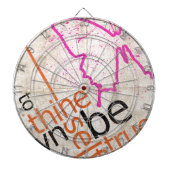 Cible De Fléchettes Affiche motivationnelle (Devant)