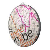 Cible De Fléchettes Affiche motivationnelle (Devant droit)