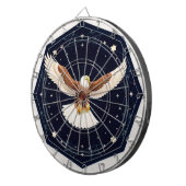 Cible De Fléchettes Aigle volant sur fond étoilé (Devant droit)