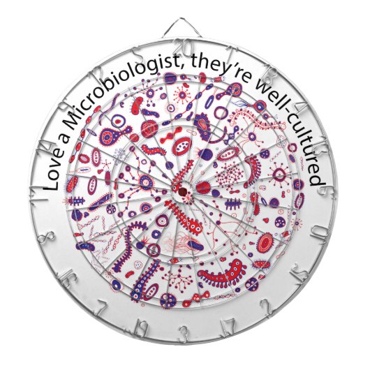 Cible De Fléchettes Aimer un microbiologiste (Devant)