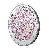 Cible De Fléchettes Aimer un microbiologiste (Devant droit)