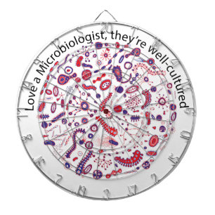 Cible De Fléchettes Aimez un microbiologiste