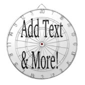 Cible De Fléchettes Ajouter du texte et plus ! Customisez votre propre (Devant)