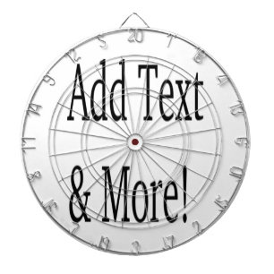 Cible De Fléchettes Ajouter du texte et plus ! Customisez votre propre