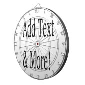 Cible De Fléchettes Ajouter du texte et plus ! Customisez votre propre (Devant droit)