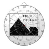 Cible De Fléchettes Ajouter une image personnalisée Nom de l'entrepris (Devant)