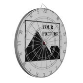 Cible De Fléchettes Ajouter une image personnalisée Nom de l'entrepris (Devant gauche)