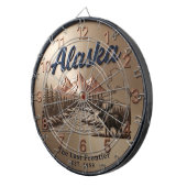 Cible De Fléchettes Alaska Moose & Mountain River Bronze (Devant droit)