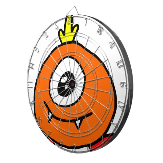 Cible De Fléchettes Alien mignon (Devant droit)