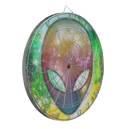 Cible De Fléchettes Alien spatial (Devant gauche)