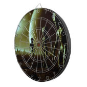 Cible De Fléchettes ALIENS gris SF sur la planète Alien (1) (Devant droit)