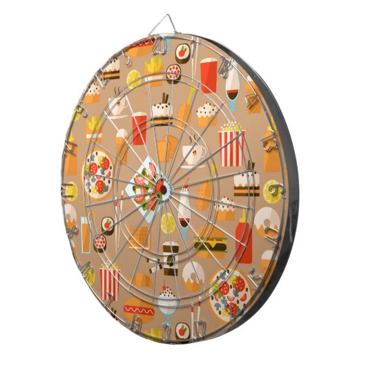 Cible De Fléchettes Aliments de préparation rapide (Devant droit)