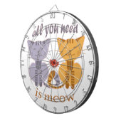 Cible De Fléchettes All you need is meow Valentine cats (Devant droit)