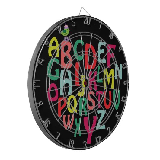 Cible De Fléchettes Alphabet (Devant gauche)