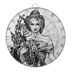 Cible De Fléchettes Alphonse Mucha Broken Blossoms