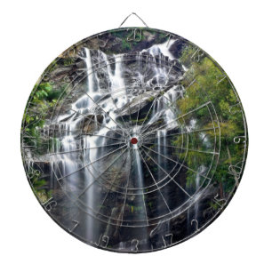 Cible De Fléchettes Alps Mountain Top Waterfall