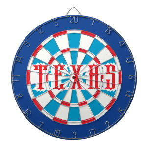 Cible De Fléchettes Américaine TEXAS patriotique