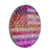 Cible De Fléchettes American Flag Art Grunge #4 (Devant gauche)