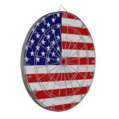 Cible De Fléchettes Amérique, drapeau USA (Devant gauche)