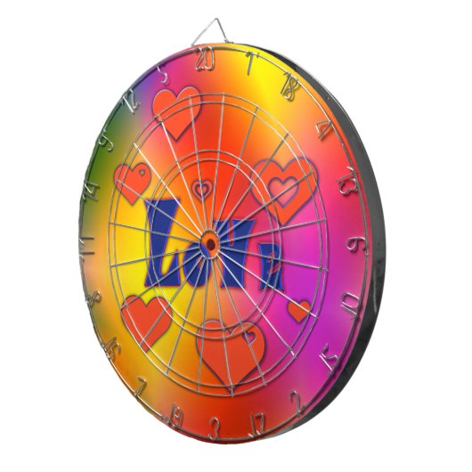Cible De Fléchettes Amour (Devant droit)