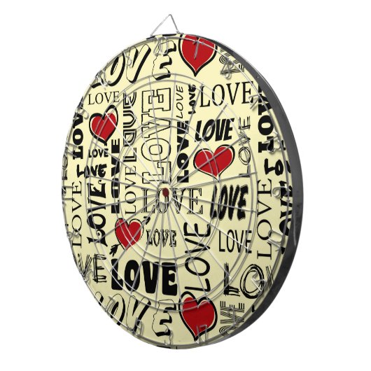 Cible De Fléchettes Amour (Devant droit)