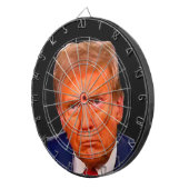 Cible De Fléchettes Amusant anti-Trump pas le vrai président (Devant droit)