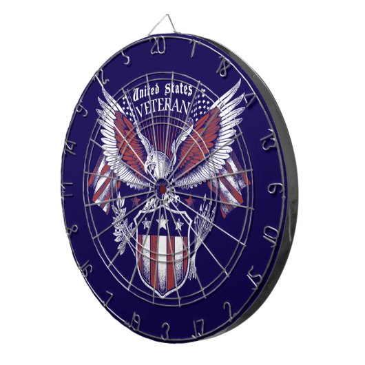 Cible De Fléchettes Ancien combattant (Devant droit)