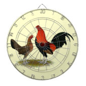 Cible De Fléchettes Ancien jeu anglais Bantams : BB Red Pair (Devant)