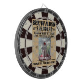 Cible De Fléchettes Ancien Ouest Poster Recherché VOTRE PHOTO (Devant gauche)