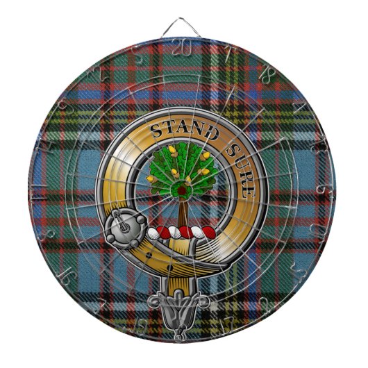 Cible De Fléchettes Anderson Tartan & Badge (Devant)